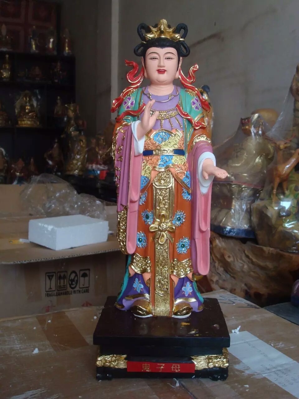 诸天菩萨之鬼子母雕塑