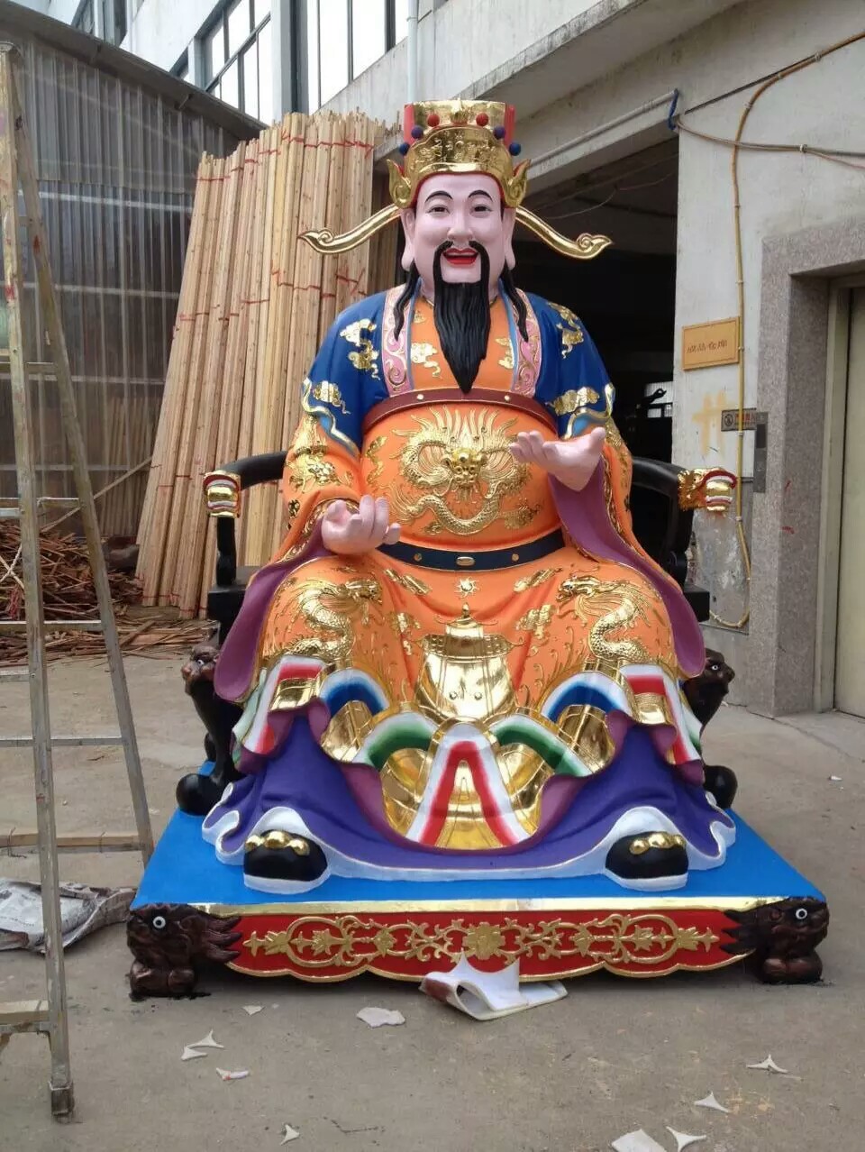 1米6财神树脂雕塑