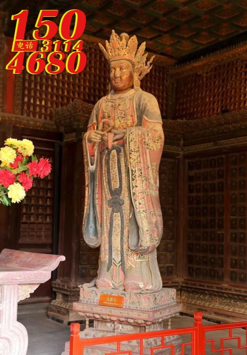 古代的帝释天雕像