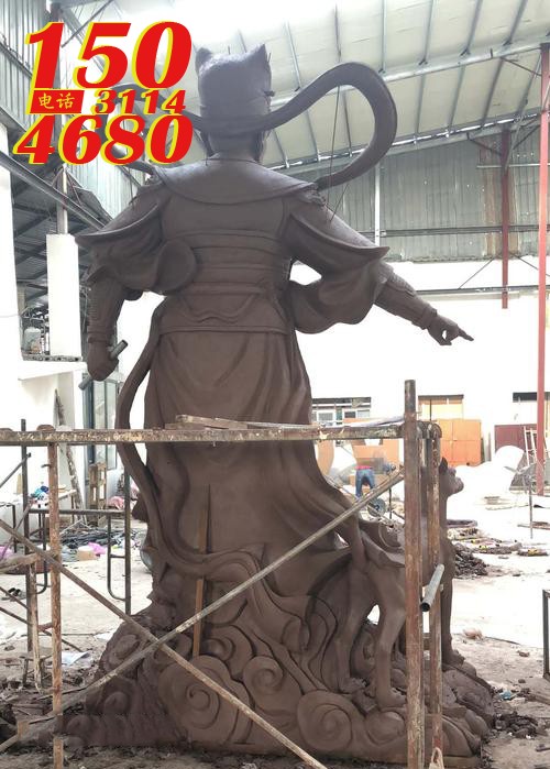二郎神雕塑像 (9)