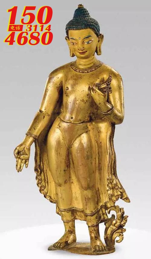 释迦牟尼佛铜雕塑像