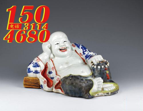 开心罗汉雕塑像