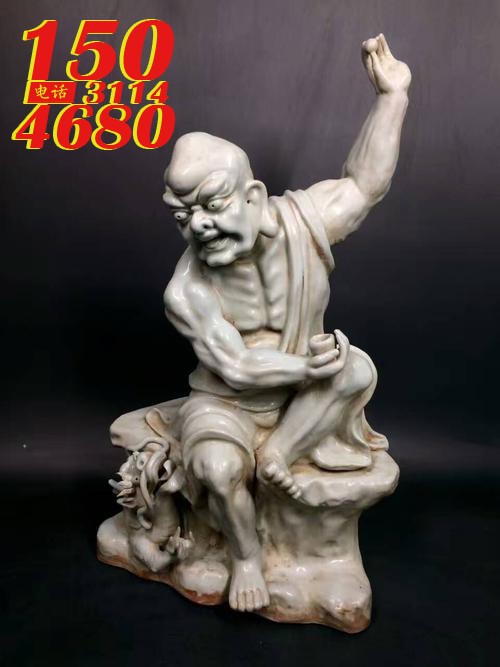 降龙罗汉石雕塑像